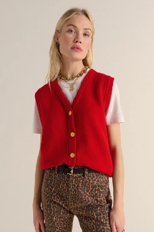 Gilet Constant rouge