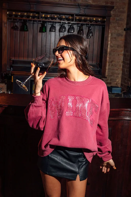 Maroon Wine Sweatshirt