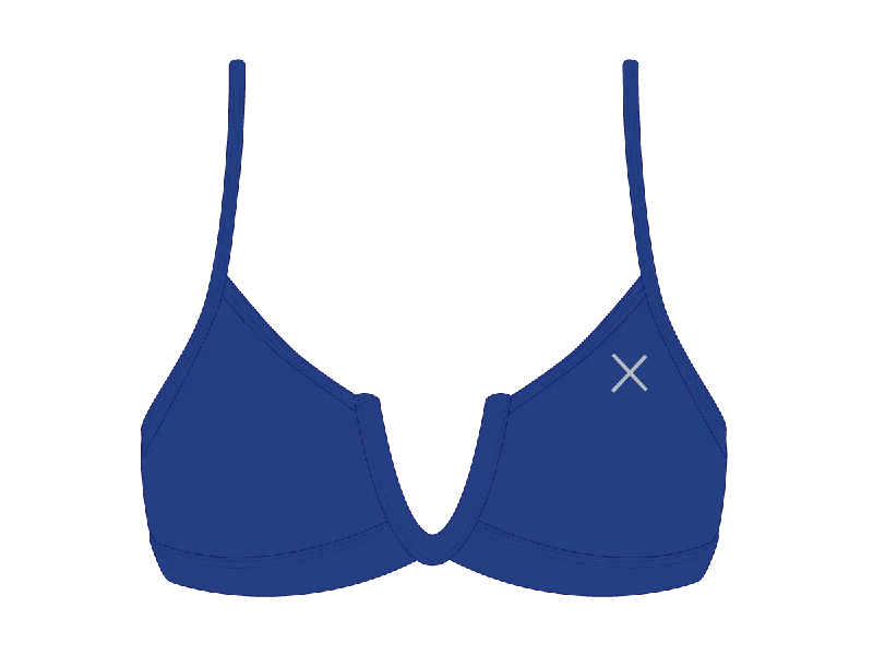 Laguna Blue V-Cut Top