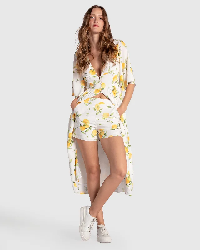 Crazy Love Button Up Dress - Orchard