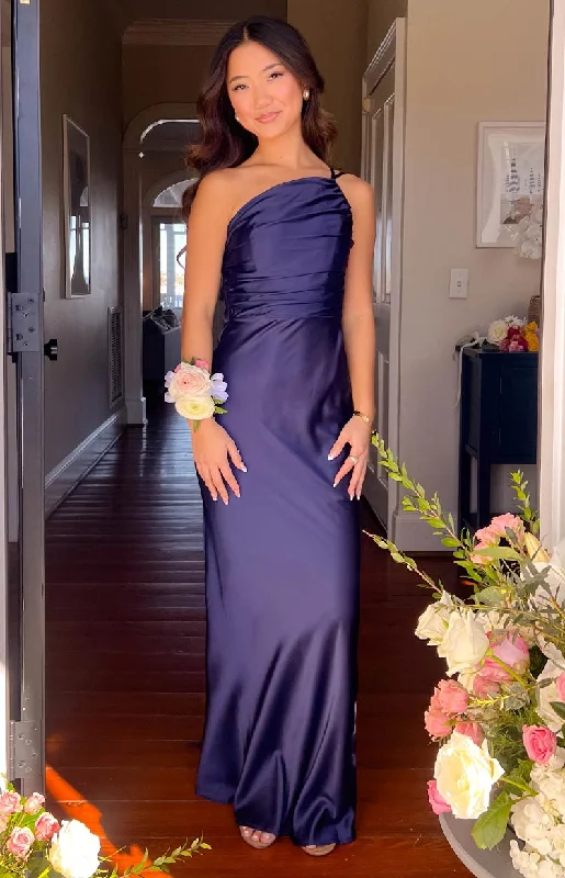 Tina Navy Formal Maxi Dress