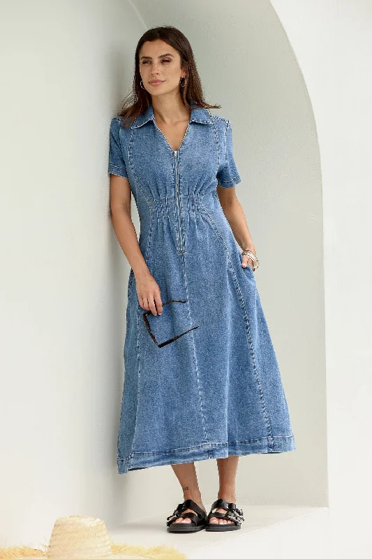 Morgan Denim Dress